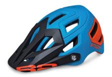 R2 CASCO TRAIL BLU/ORANGE MATT