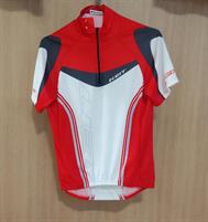 MAGLIA KEIT M/C LAMPO/C CUBE ROSSO/GRI S