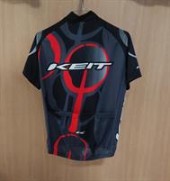 MAGLIA KEIT M/C ELIPSE GRIGIO/ROSSO S