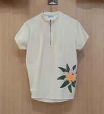 MAGLIA KEIT M/C DONNA CORTINA SABBIA L