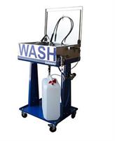 BICISUPPORT VASCA LAVAGGIO COMPONENTI INOX/BLU BS402X