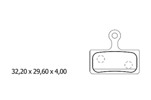 FERODO PASTIGLIE FRENO FBP001FM ALL ROUND SHI SLX/XTR