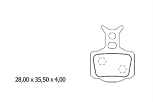 FERODO PASTIGLIE FRENO FBP005FE E-BIKE FORMULA C1/CR3/