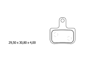 FERODO PASTIGLIE FRENO FBP011FE E-BIKE SRAM LEVEL/TLM