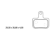 FERODO PASTIGLIE FRENO FBP011FS ROAD SRAM LEVEL/TLM