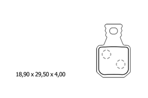 FERODO PASTIGLIE FRENO FBP013FR RACING
