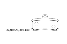 FERODO PASTIGLIE FRENO FBP018FM ALL ROUND TRP QUADIEM