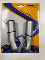 APPENDICI ALLUMINIO OVALE ANODIZZATO SILVER
