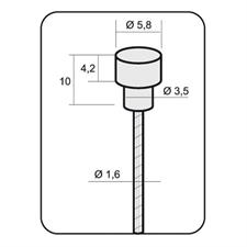 FILO FRENO ROAD RMS ALLIGATOR 1,6MM