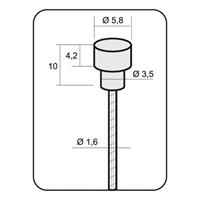 RMS FILO FRENO ROAD RMS ALLIGATOR 1,6MM
