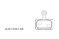 FERODO PASTIGLIE FRENO FBP009FR RACING